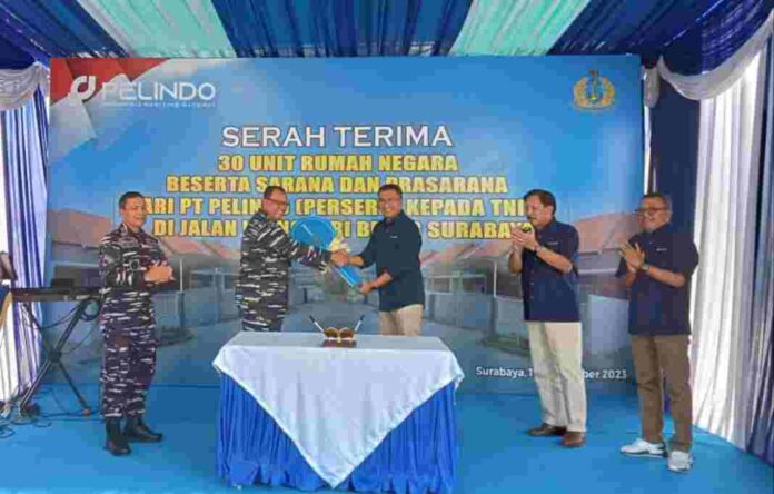30 unit rumah diserahterimakan Pelindo kepada TNI AL