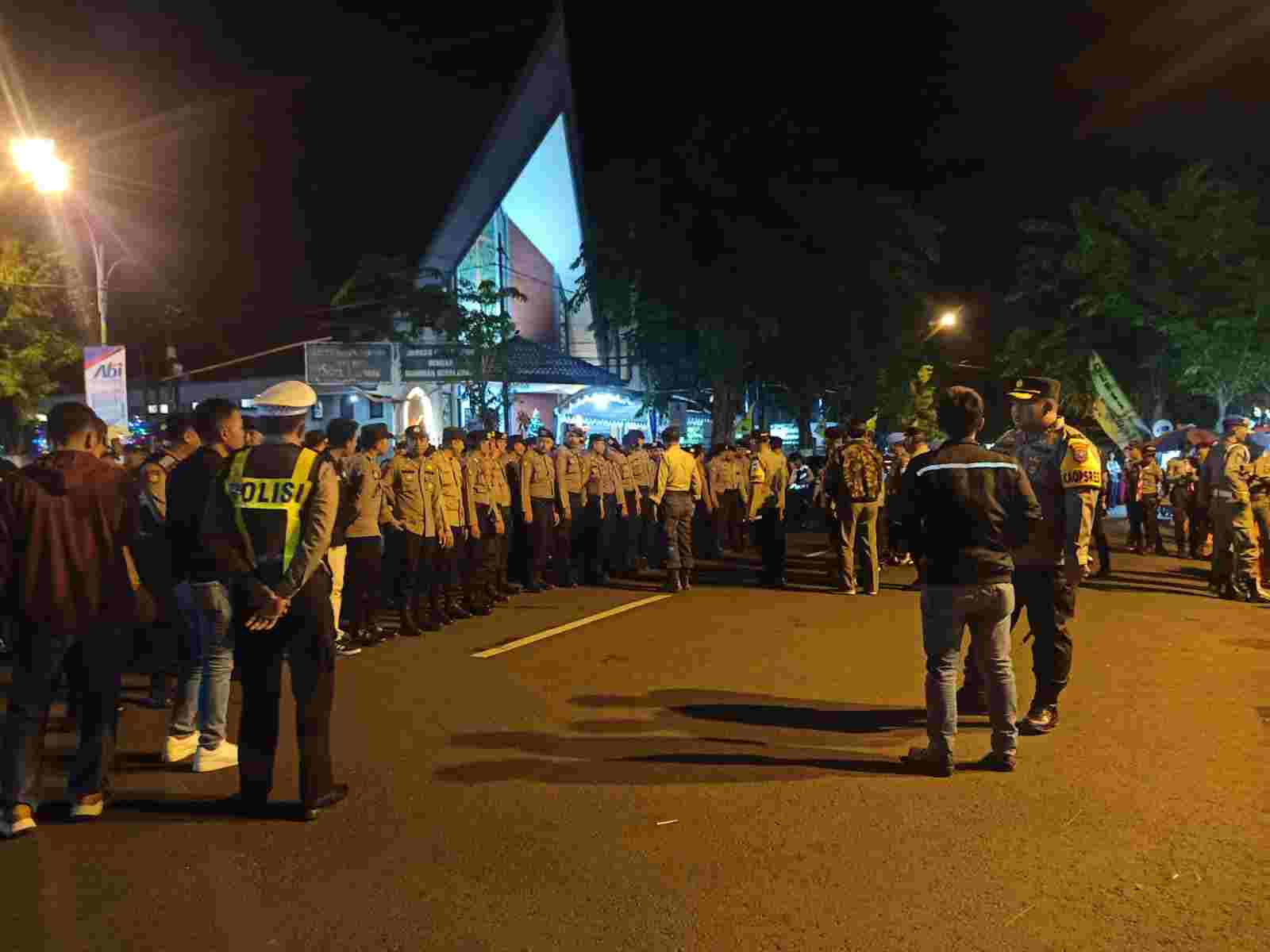 apel malam natal polres Pamekasan