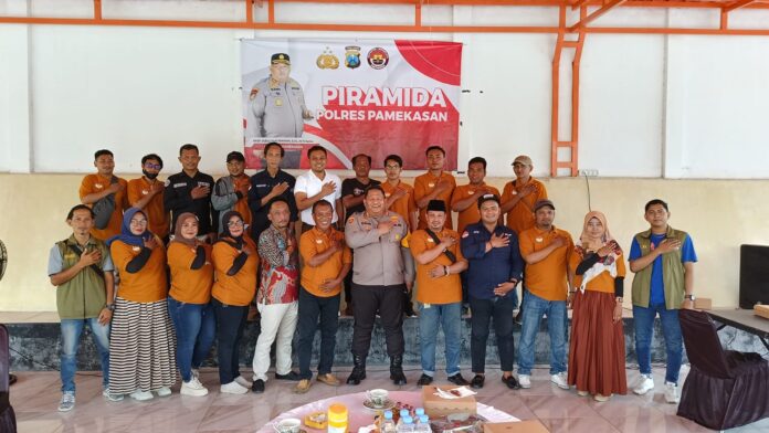 Sinergitas Polri dan Media, Polres Pamekasan Gelar Piramida bersama PIJP