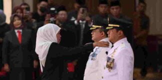 Gubernur Jawa Timur Lantik Pj Walikota Probolinggo dan Pj Bupati Sampang