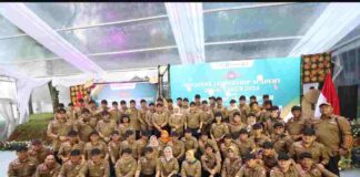 Gubernur Jawa Timur Kukuhkan Pejabat Tinggi Pratama Sahabat Tagana