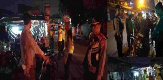 Petugas Gabungan Polres Kediri Kota Gelar Razia Cipta Kondisi Masa Kampanye Terbuka