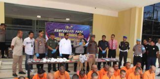 Polres Sumenep Ringkus 24 Tersangka Dalam Ops Pekat Semeru 2024