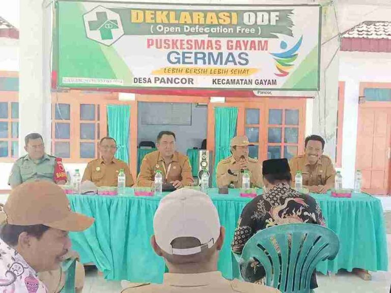 Forpimcam Gayam Deklarasikan Odf Bersama Masyarakat Desa Pancor