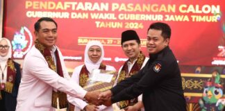 Pilkada 2024, KPU Jatim Terima Berkas Khofifah-Emil
