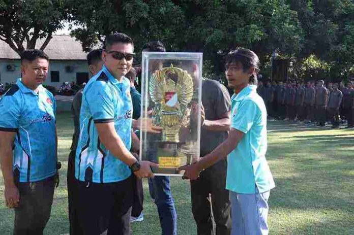 HUT TNI ke-79, Dandim 0826 Pamekasan Gelar Turnamen Bola Voli Dandim Cup 2024