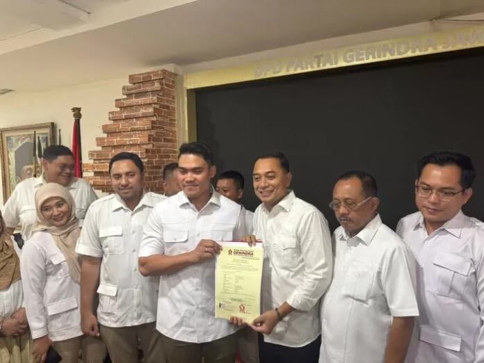 Gerindra beri Restu Eri Cahyadi - Armudji Maju Pilkada Surabaya 2024