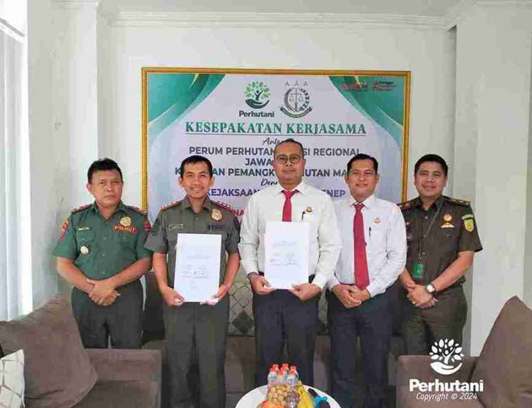 Perhutani Kph Madura Dan Kejari Sumenep Teken Kerjasama Bidang Datun
