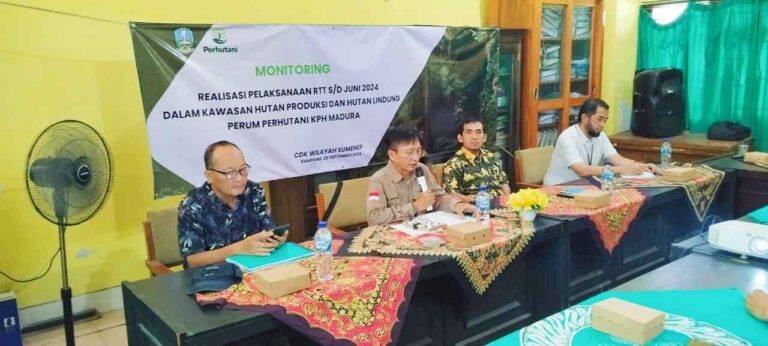 Perhutani Kph Madura Bersinergi Dengan Cdk Lakukan Monev Rtt 2024 Di Kabupaten Sampang