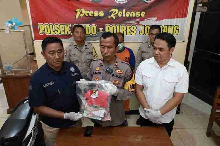 Gasak Uang Ratusan Juta, Pembobol Rumah Di Jombang Dibekuk Polsek Gudo
