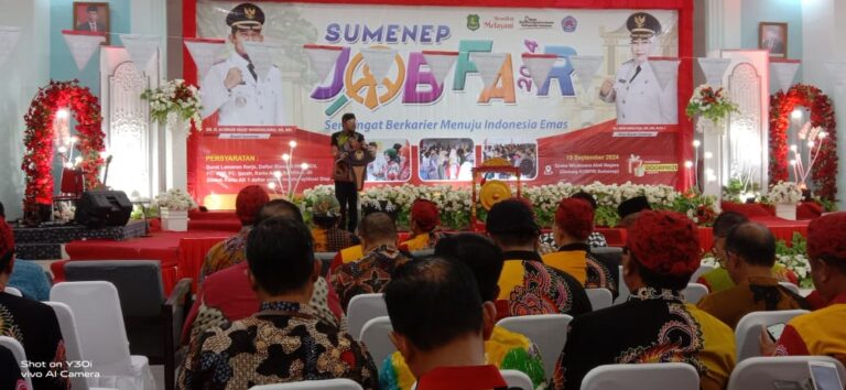 Buka Job Fair 2024, Bupati Sumenep Berharap Tekan Angka Pengangguran