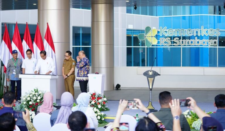Presiden Joko Widodo Resmikan Rs Kemenkes Surabaya