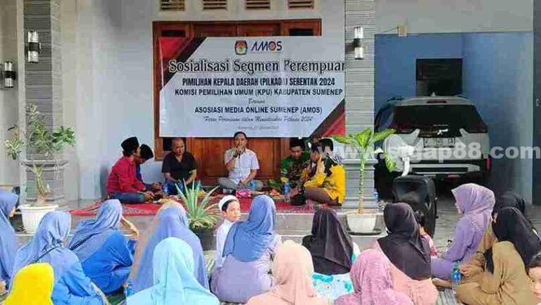 Kpu Sumenep Bersama Amos Gelar Sosialisasi Pilkada Serentak 2024