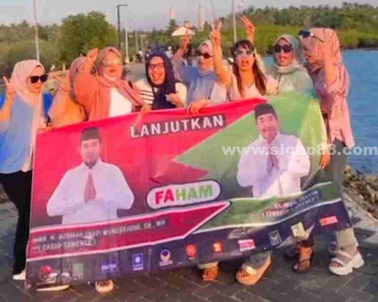 Group Mama Muda Kepulauan Kangean Deklarasi Dukung Faham Di Pilkada Sumenep 2024