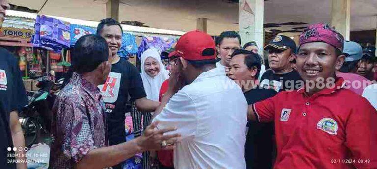Achmad Fauzi Blusukan Ke Pasar Pabrik Kalianget