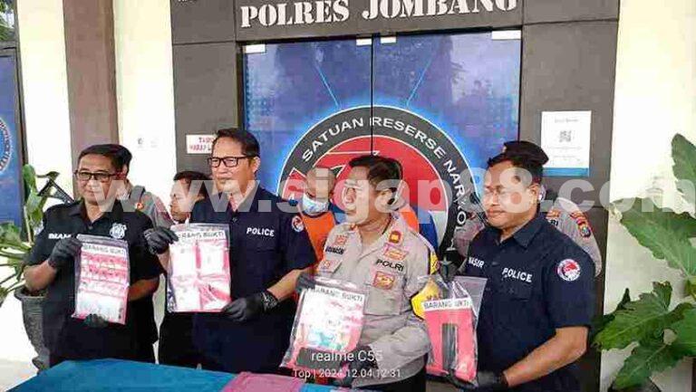 Polres Jombang Amankan Sabu Senilai Rp 400 Juta
