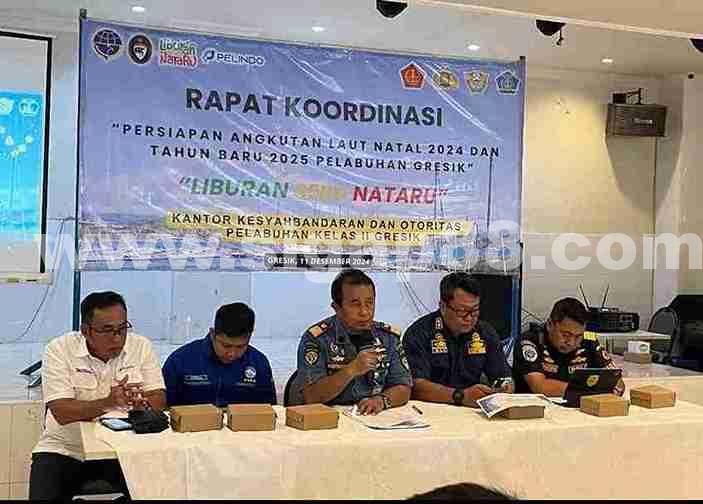 Persiapan Angkutan Nataru 2024, Ksop Gresik Gelar Rapat Koordinasi