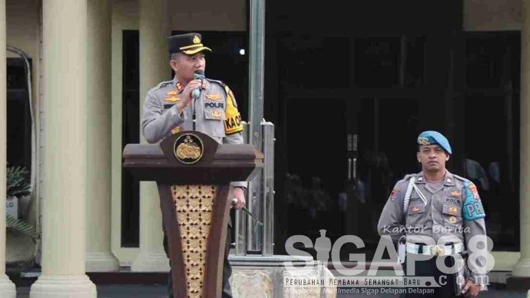 Kapolres Nganjuk Ingatkan Anggota Jauhi Tindakan Melanggar Aturan
