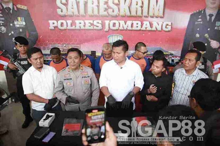Polres Jombang Tangkap 5 Pelaku Curanmor