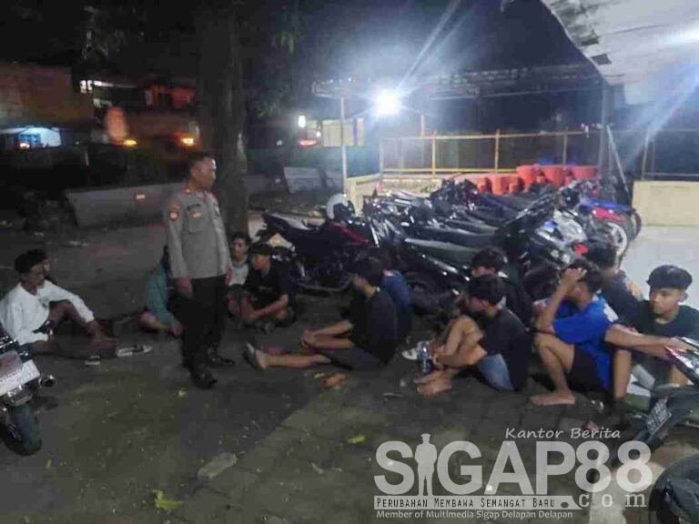 Polsek Mojoagung Gelar Razia Balap Liar Di Ringroad