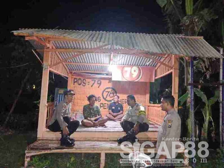 Polsek Warujayeng Ajak Warga Tingkatkan Jaga Kamtibmas