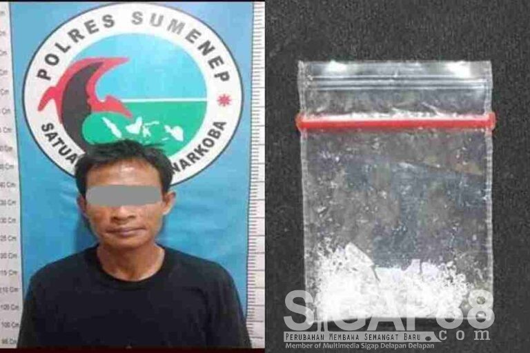 Simpan Narkoba, Warga Kota Sumenep Ditangkap Polisi
