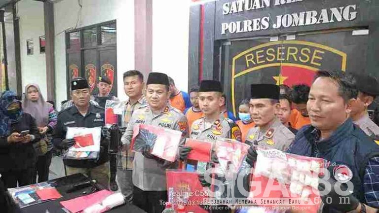 Polres Jombang Gelar Hasil Operasi Pekat Semeru 2025