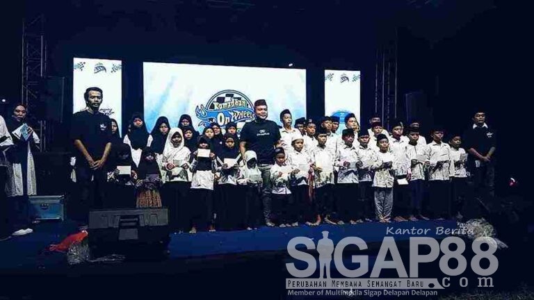 Ramadhan On Wheels: Police Enjoy Pamekasan Gelar Santunan Anak Yatim Dan Doa Bersama