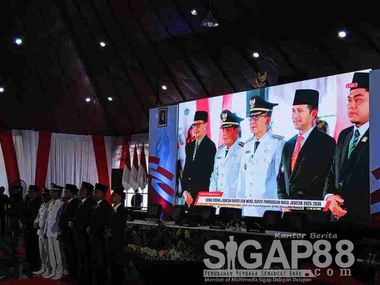 Sertijab Bupati Dan Wakil Bupati Pamekasan 2025-2030