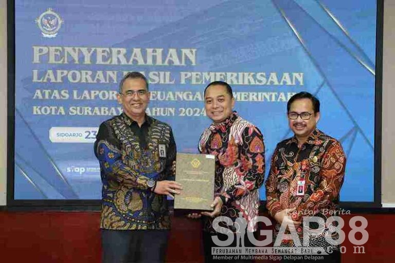 Pemkot Surabaya Raih Opini Wtp Ke-13 Berturut-Turut Dari Bpk