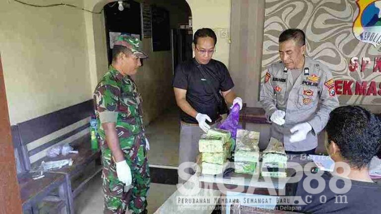 Kembali, Koramil 0827-22 Masalembu Amankan 8 Kg Barang Diduga Sabu