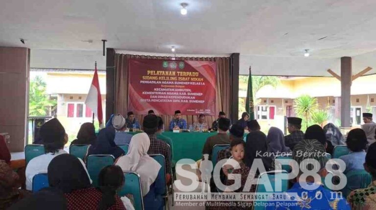 34 Warga Kecamatan Ambunten Melaksanakan Isbat Nikah