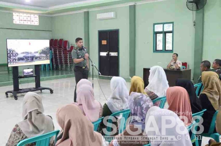 Kodim 0826 Pamekasan Ikuti Bimbingan Rohani Islam Secara Virtual Dari Bintal Tni Ad
