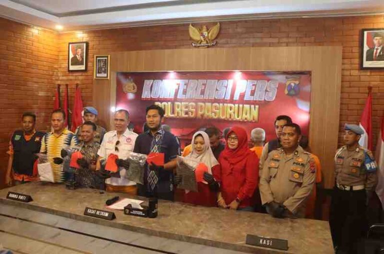 Polres Pasuruan Tetapkan 7 Tersangka Kasus Asusila Di Kecamatan Tutur, Satu Pelaku Ayah Kandung Korban