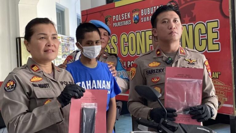 Polsek Bubutan Bekuk Jambret Asal Sampang, 20 Kali Beraksi Di Kota Pahlawan