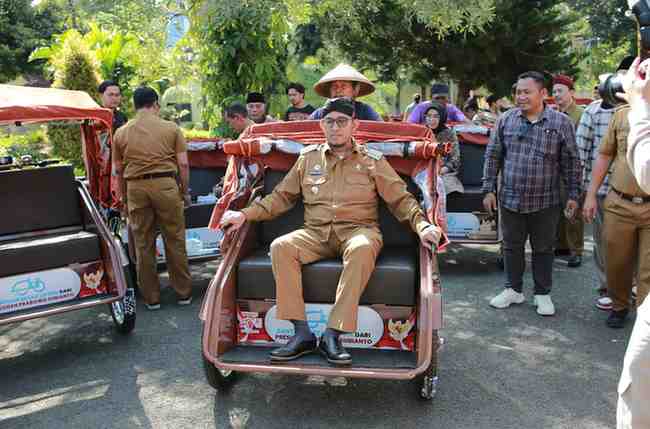becak listrik Sumenep