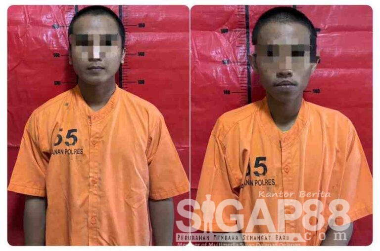 Dua Budak Sabu Kecamatan Gapura Dibekuk Satresnarkoba Polres Sumenep