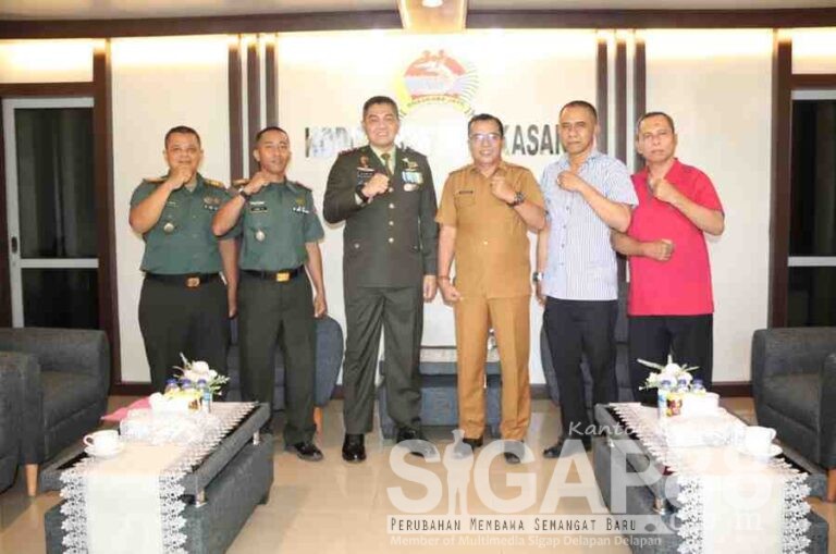 Dandim 0826 Pamekasan Terima Kunjungan Kasi Pemuda Disporapar