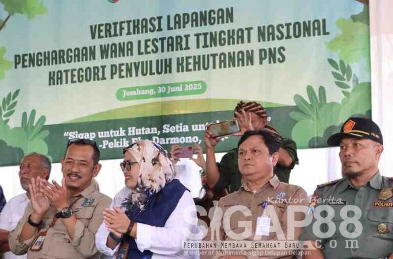 Perhutani Kph Jombang Apresiasi Acara Verifikasi Lapangan Penghargaan Wana Lestari Tingkat Nasional Di Wonosalam