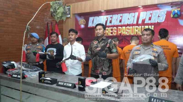 Polres Pasuruan Ringkus Pelaku Pembunuhan Berencana Di Gempol