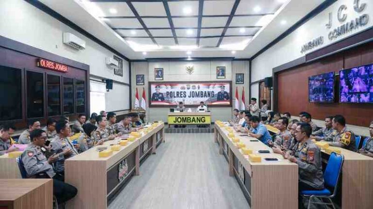 Polres Jombang Gelar Rakor Anev Produksi Jagung Kuartal Iii