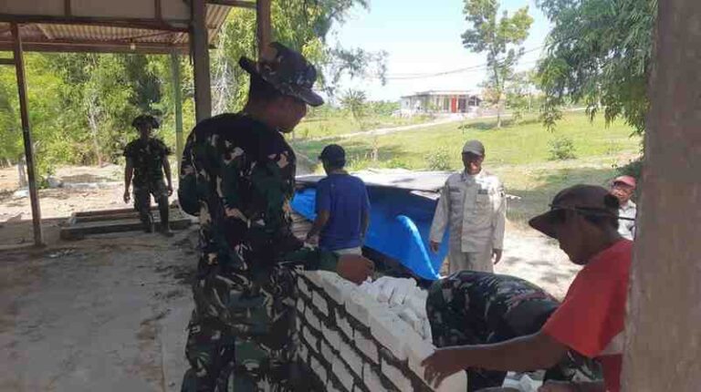 Program Tmmd Ke-125 Kodim 0826 Pamekasan, Hadirkan Rumah Impian Warga Desa Kramat