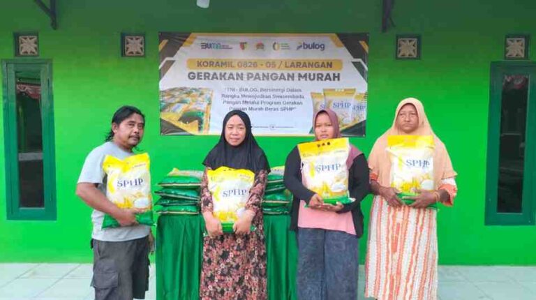 Koramil 0826-05 Larangan Hadirkan Beras Murah