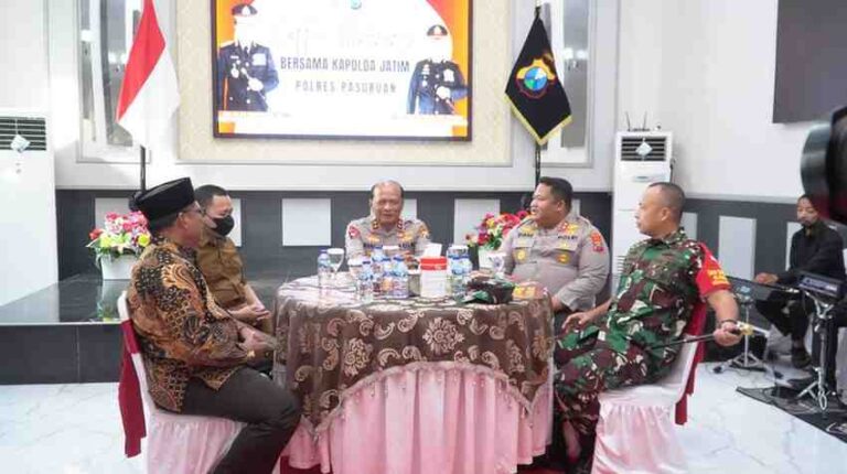 Kapolda Jatim Pimpin Coffe Morning Di Polres Pasuruan