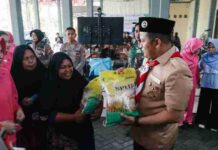 Gerakan Pangan Murah Polres Jombang Diserbu Masyarakat