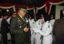 Dandim 0826 Pamekasan Hadiri Pengukuhan Paskibraka