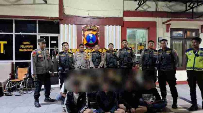 Hendak Tawuran, 8 Pemuda Diamankan Patroli Jogoboyo