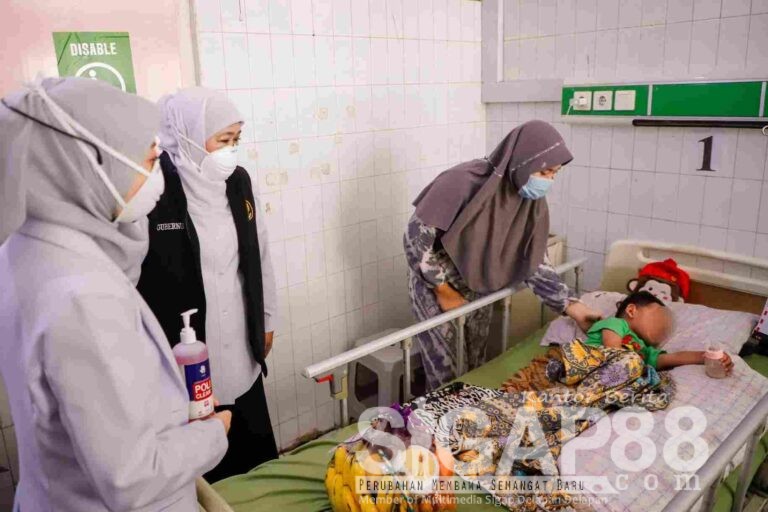 Gubernur Jatim Turun Langsung Ke Sumenep Tangani Kasus Luar Biasa Campak