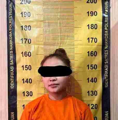 Fasilitasi Peredaran Narkoba, Polres Pasuruan Ringkus Perempuan Warga Pandaan
