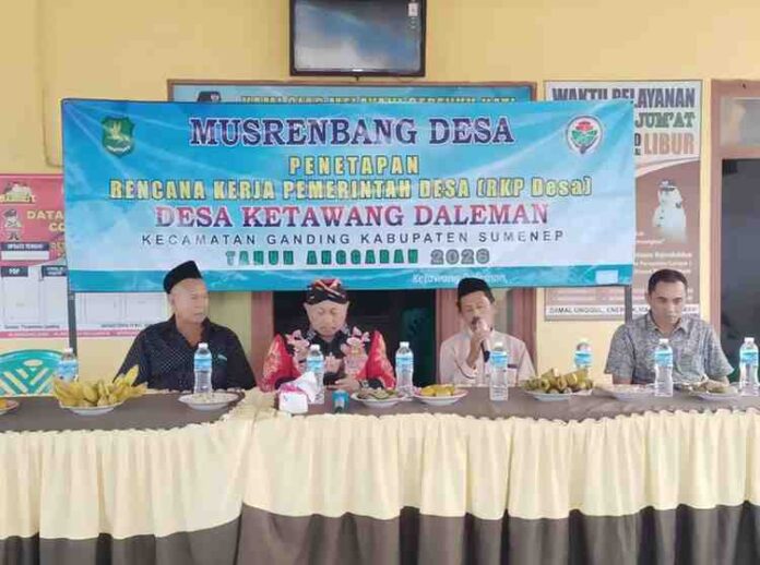 camat Ganding hadir musdes
